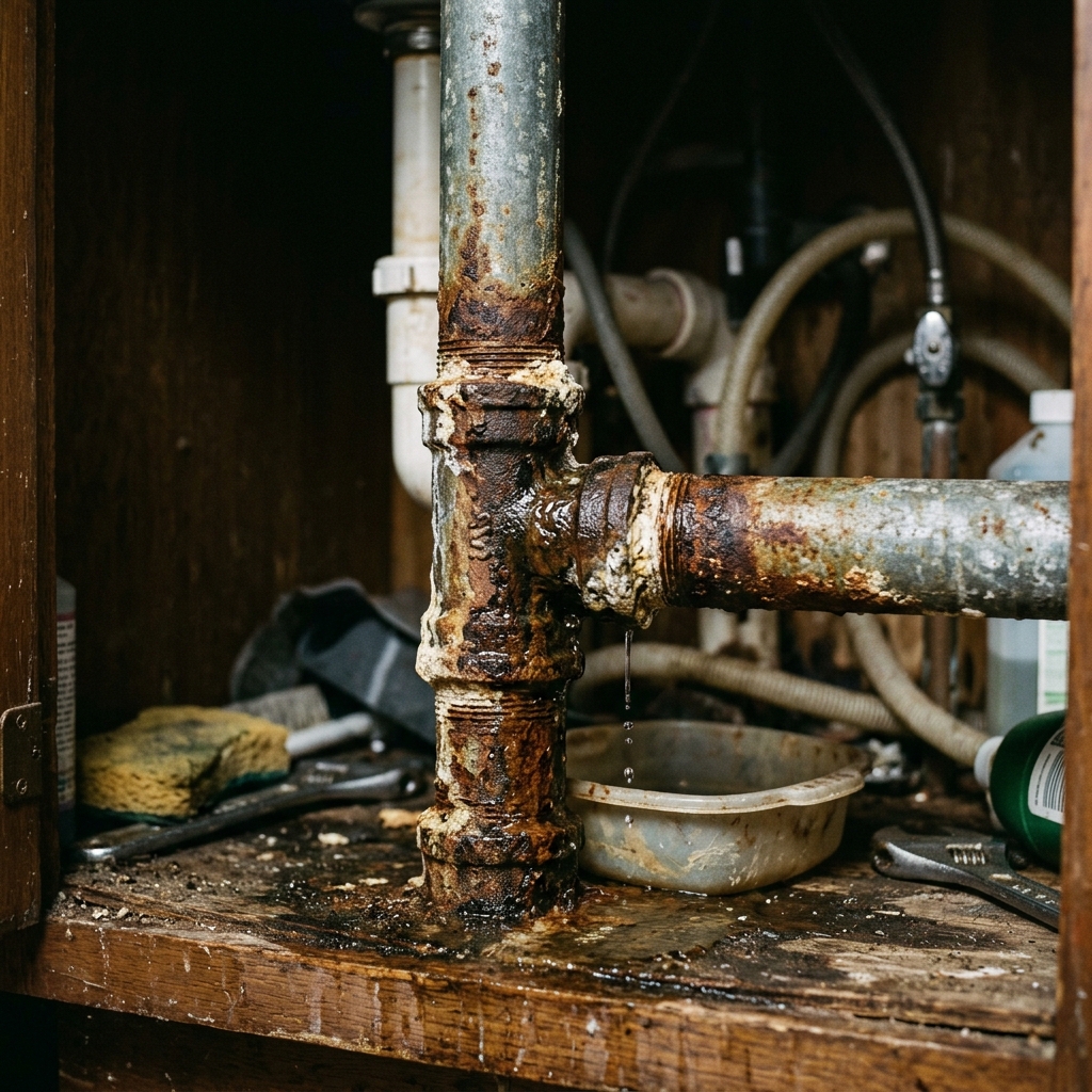 Tubería de acero galvanizado con sarro