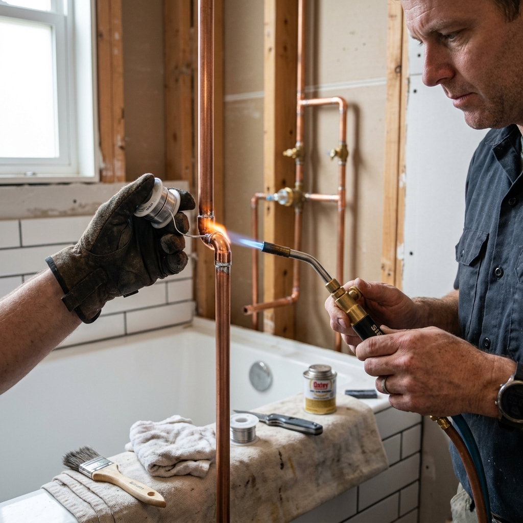 Durante: Soldadura de cobre